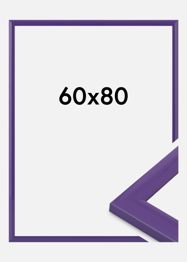 Moldura Dorset Vidro acrílico Lilás 60x80 cm