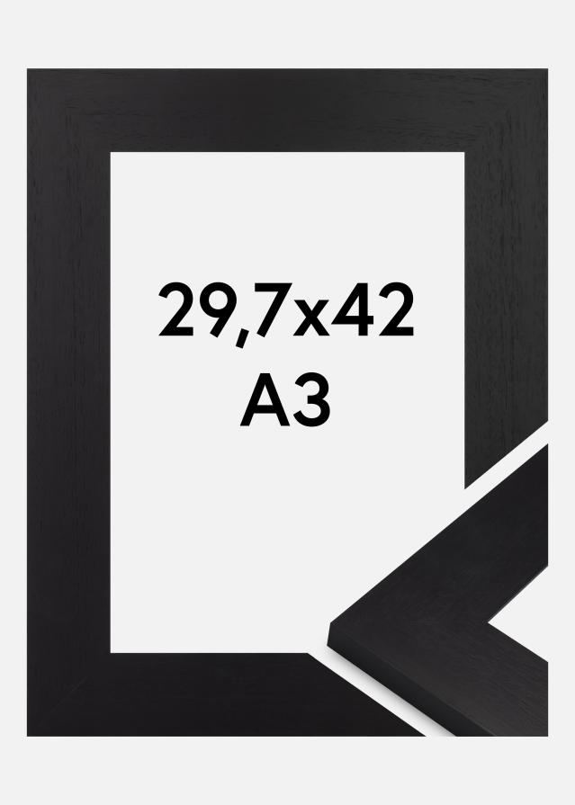 Moldura Dover Vidro acrílico Preto 29,7x42 cm (A3)