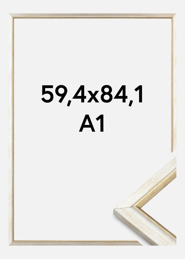 Moldura Marisa Acrílico Prata 59,4x84,1 cm (A1)