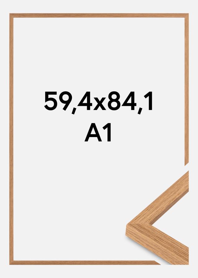 Moldura Modern Vidro acrílico Teca 59,4x84cm (A1)