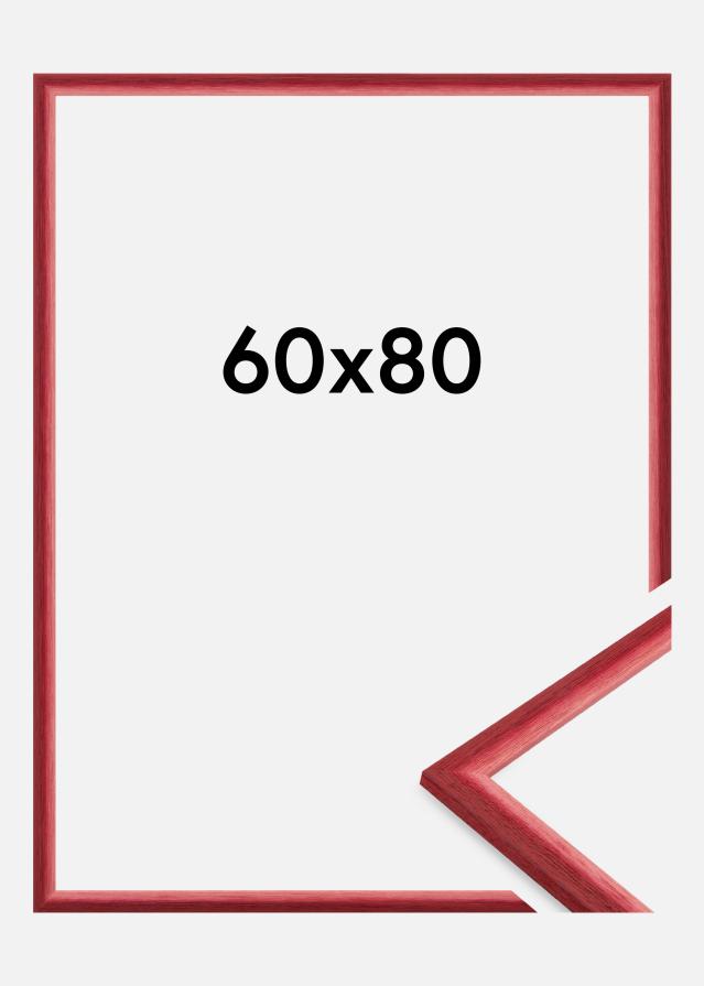 Moldura Cornwall Vidro acrílico Vermelho escuro 60x80 cm