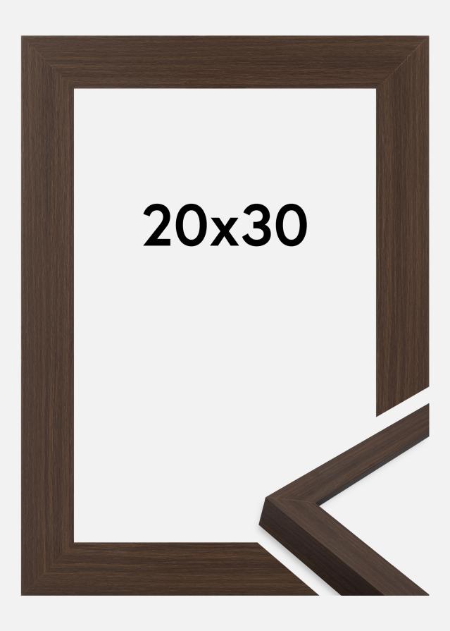Moldura Wells Vidro acrílico Castanha 20x30 cm