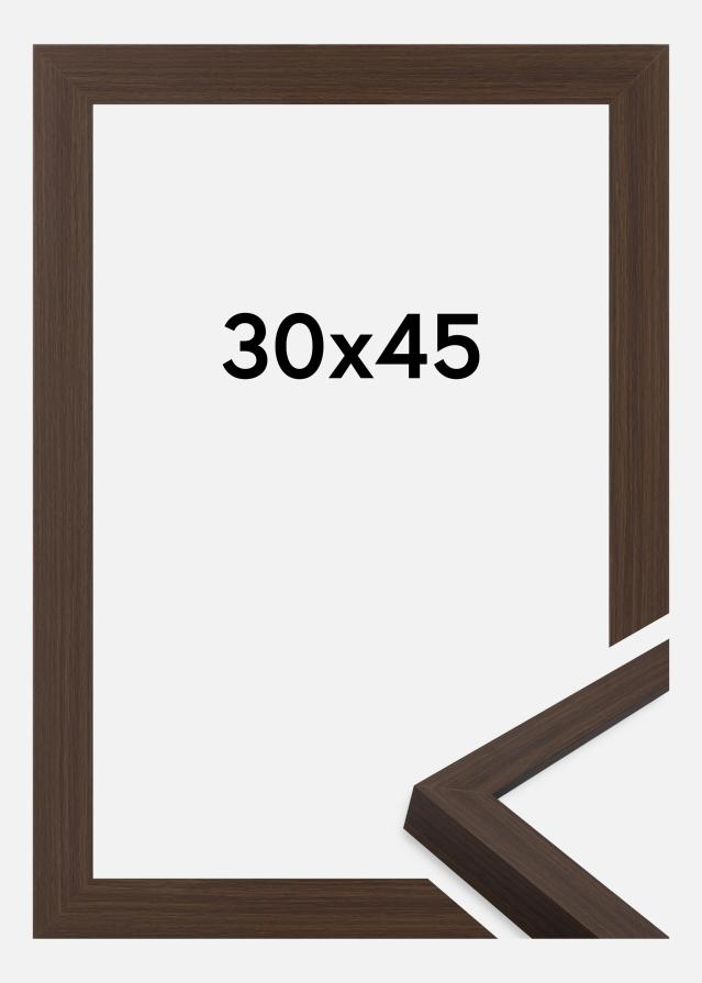 Moldura Wells Vidro acrílico Castanha 30x45 cm