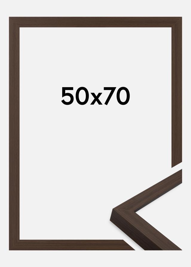 Moldura Wells Vidro acrílico Castanha 50x70 cm