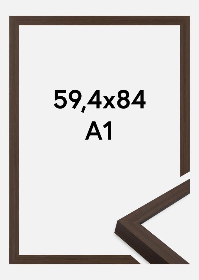 Moldura Wells Vidro acrílico Castanha 59,4x84,1 cm (A1)