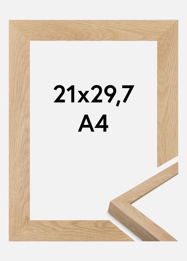 Moldura Wells Vidro acrílico Carvalho 21x29,7 cm (A4)