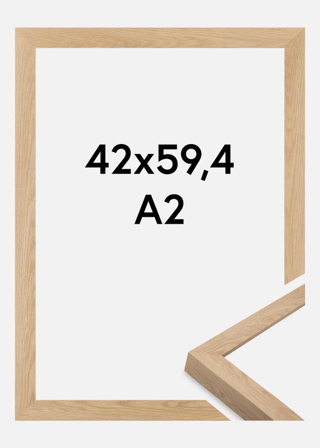 Moldura Wells Vidro acrílico Carvalho 42x59,4 cm (A2)