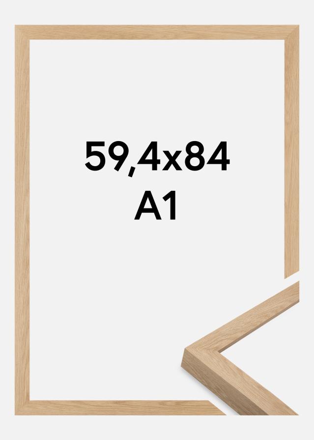 Moldura Wells Vidro acrílico Carvalho 59,4x84,1 cm (A1)