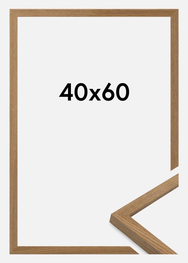 Moldura Salisbury Vidro acrílico Carvalho 40x60 cm