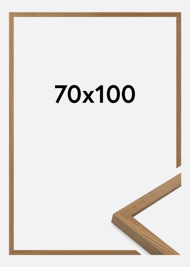 Moldura Salisbury Vidro acrílico Carvalho 70x100 cm