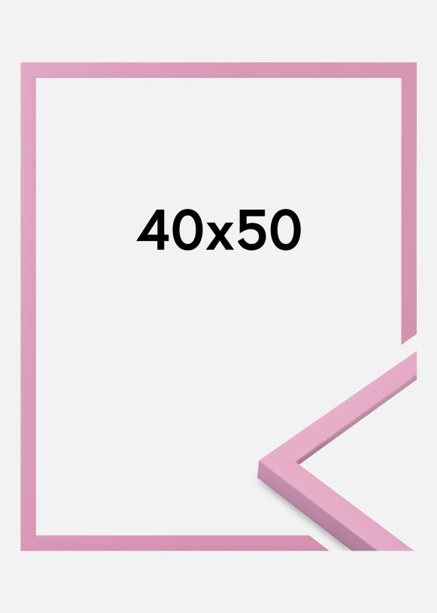 Moldura Kent Vidro acrílico Rosa 40x50 cm