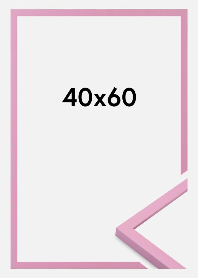 Moldura Kent Vidro acrílico Rosa 40x60 cm