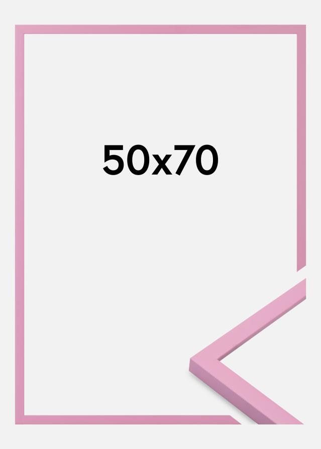 Moldura Kent Vidro acrílico Rosa 50x70 cm