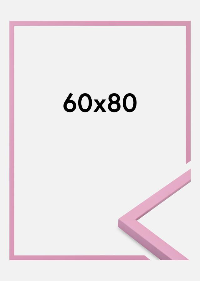 Moldura Kent Vidro acrílico Rosa 60x80 cm
