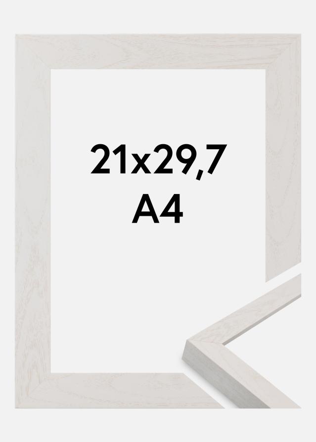 Moldura Wells Vidro acrílico Branco 21x29,7 cm (A4)