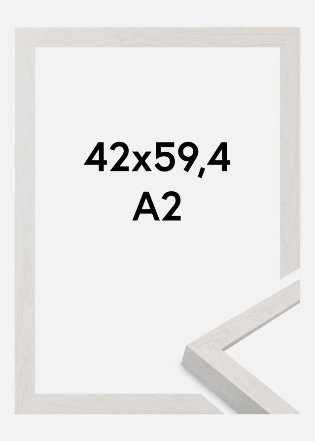 Moldura Wells Vidro acrílico Branco 42x59,4 cm (A2)