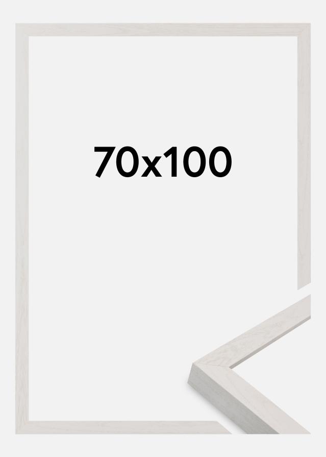 Moldura Wells Vidro acrílico Branco 70x100 cm