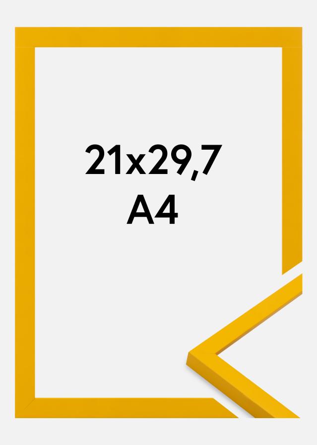 Moldura Kent Vidro acrílico Ouro 21x29,7 cm (A4)