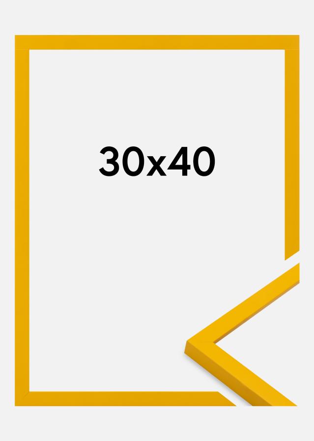 Moldura Kent Vidro acrílico Ouro 30x40 cm