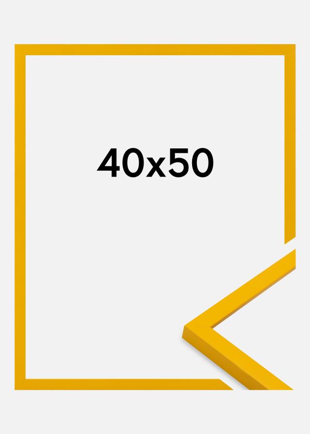 Moldura Kent Vidro acrílico Ouro 40x50 cm