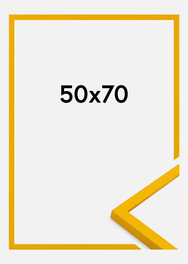 Moldura Kent Vidro acrílico Ouro 50x70 cm