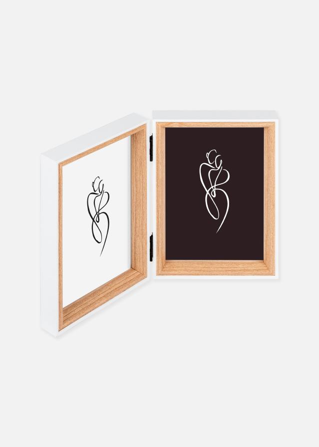 Silhouette Moldura dobrável Carvalho 10x15 cm - 2 imagens