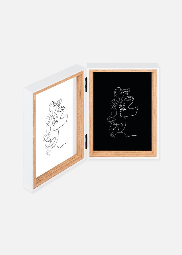 Silhouette Moldura dobrável Carvalho 13x18 cm - 2 imagens