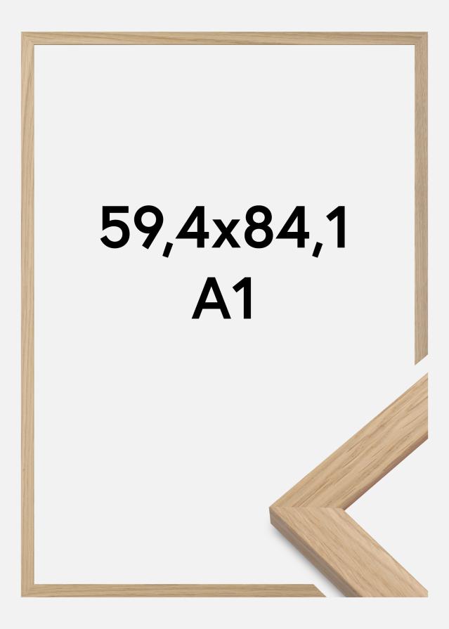 Moldura Oak Wood Vidro acrílico 59,4x84,1 cm (A1)