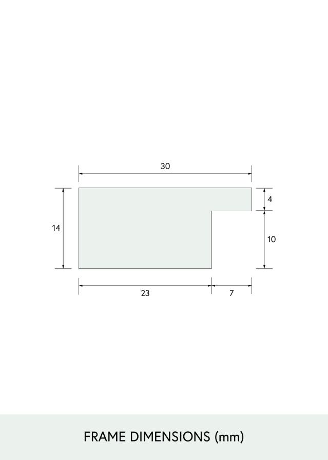 BGA Select Wide Vidro acrílico Carvalho 30x40 cm