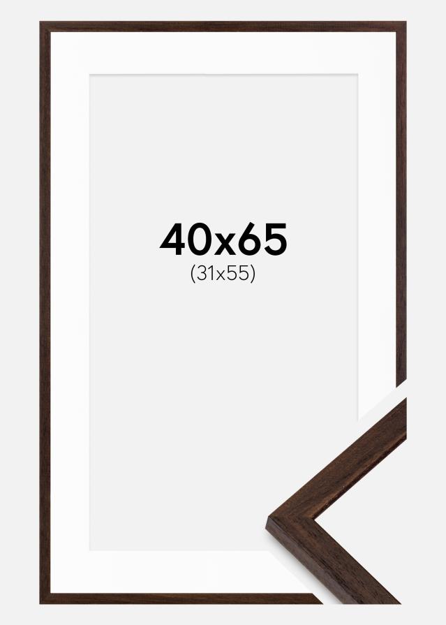 Moldura Edsbyn Noz 40x65 cm - passe-partout Branco 32x56 cm