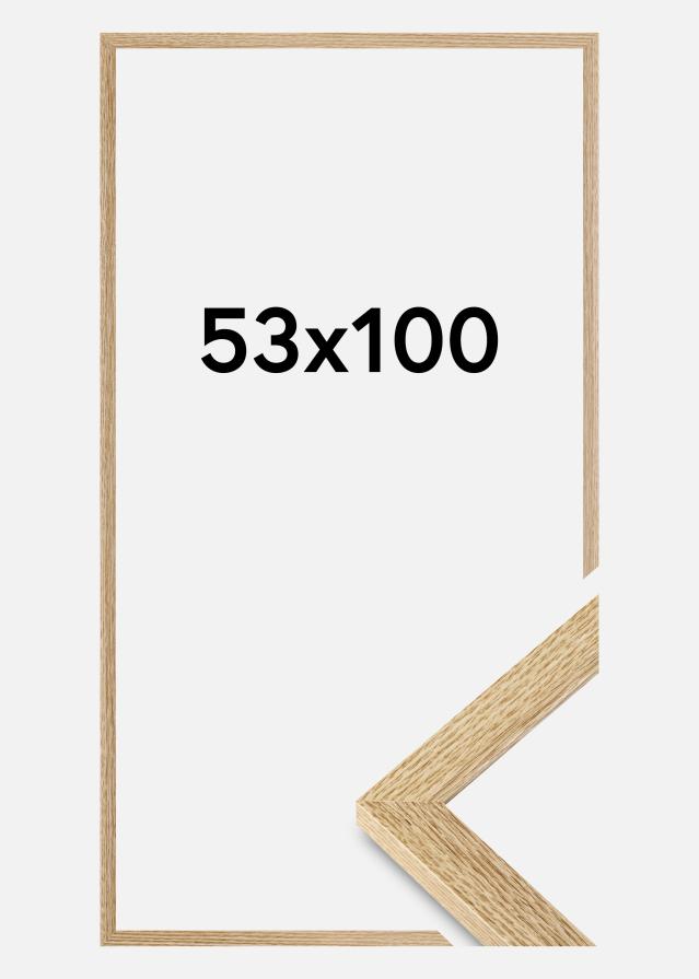 Moldura Selection Vidro acrílico Carvalho 53x100 cm