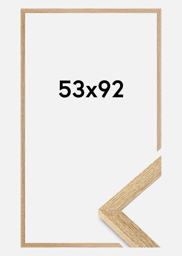 Moldura Selection Vidro acrílico Carvalho 53x92 cm