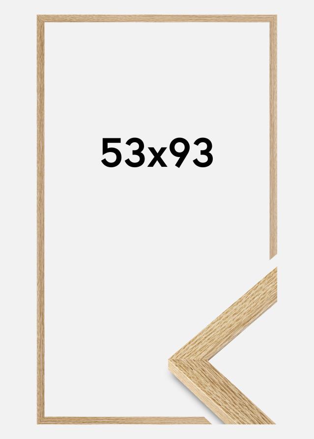 Moldura Selection Vidro acrílico Carvalho 53x93 cm