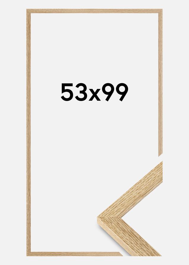 Moldura Selection Vidro acrílico Carvalho 53x99 cm