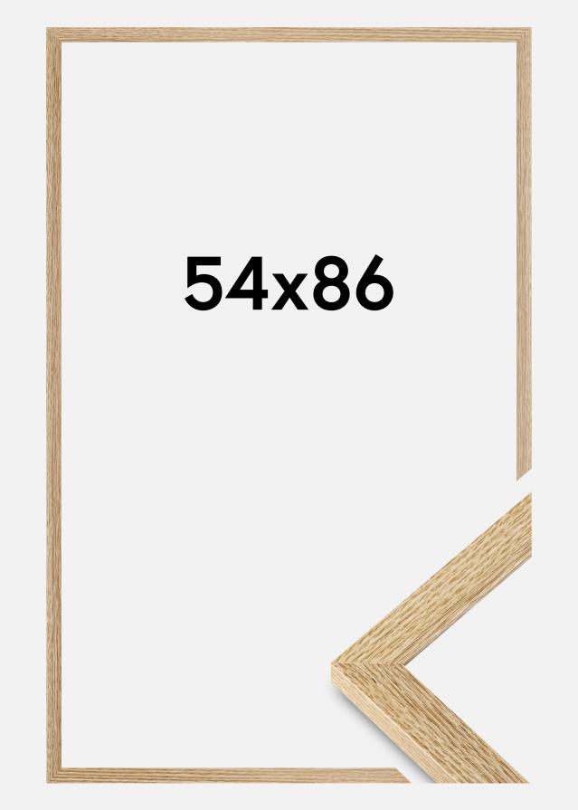 Moldura Selection Vidro acrílico Carvalho 54x86 cm