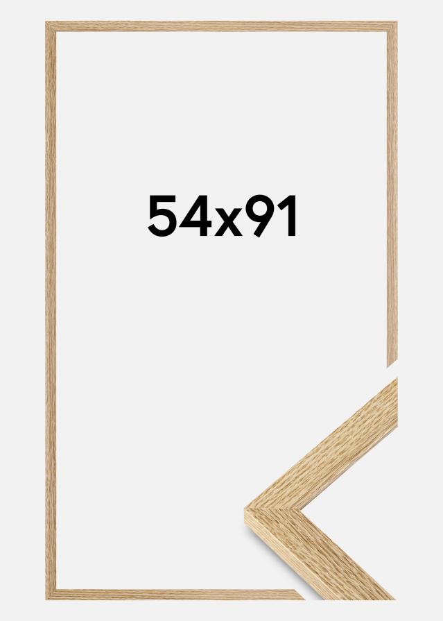 Moldura Selection Vidro acrílico Carvalho 54x91 cm