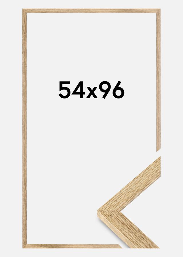 Moldura Selection Vidro acrílico Carvalho 54x96 cm