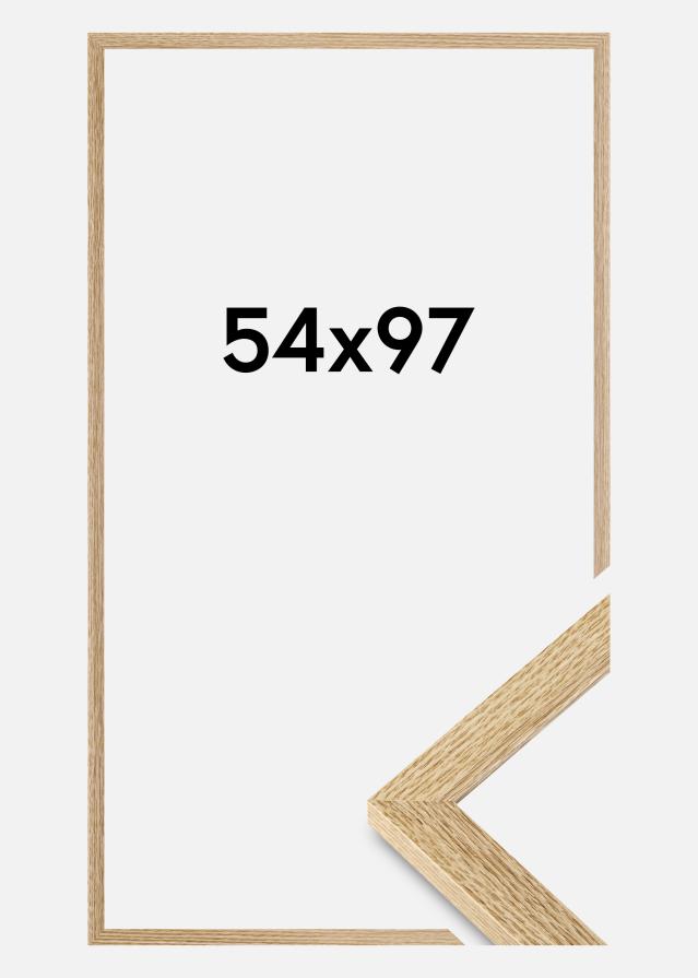 Moldura Selection Vidro acrílico Carvalho 54x97 cm