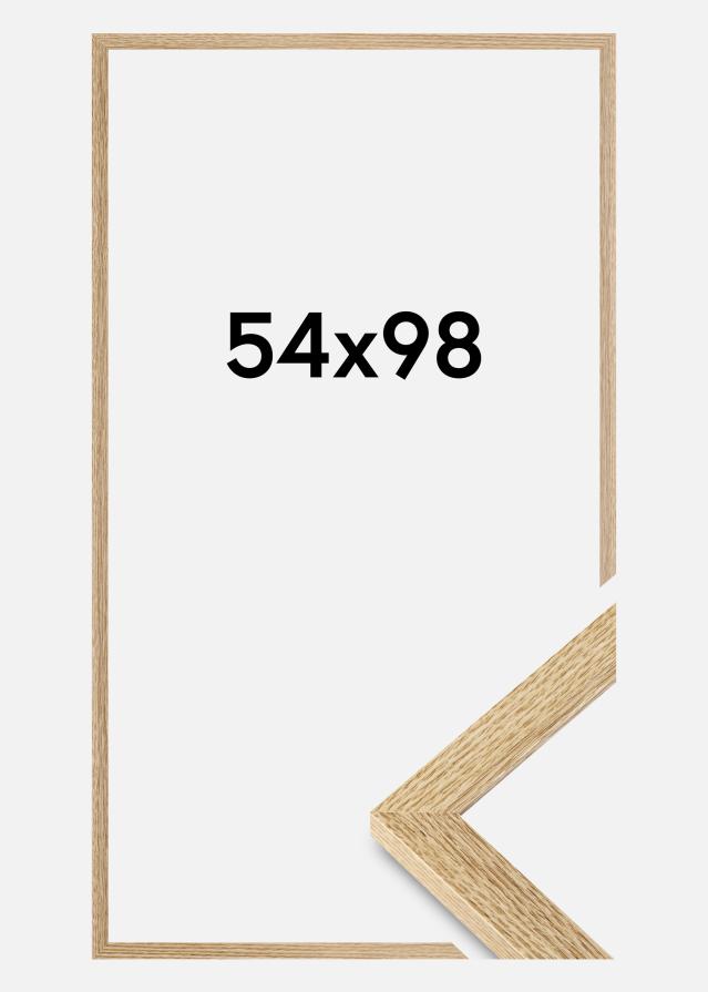 Moldura Selection Vidro acrílico Carvalho 54x98 cm