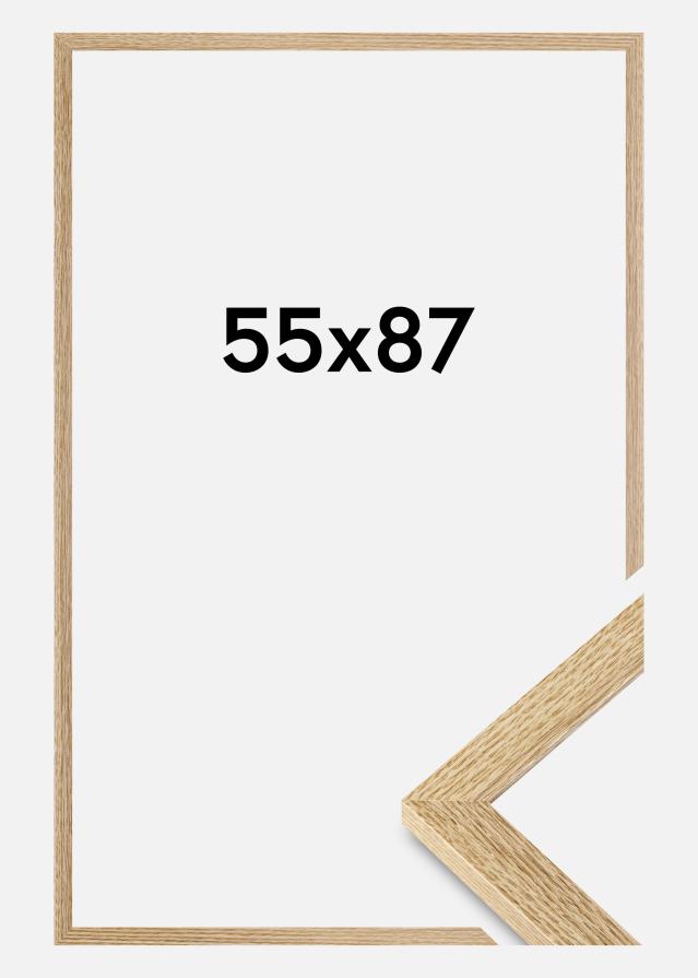 Moldura Selection Vidro acrílico Carvalho 55x87 cm