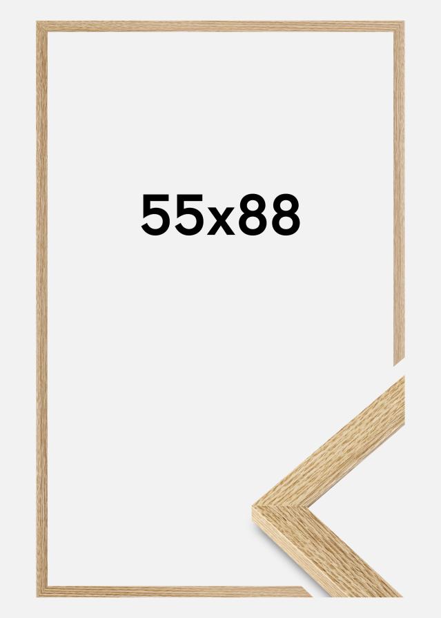 Moldura Selection Vidro acrílico Carvalho 55x88 cm