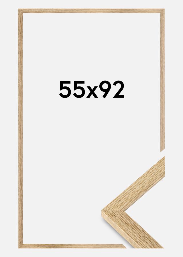 Moldura Selection Vidro acrílico Carvalho 55x92 cm