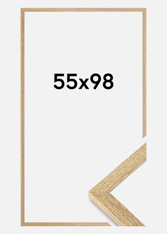 Moldura Selection Vidro acrílico Carvalho 55x98 cm