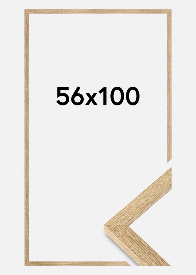 Moldura Selection Vidro acrílico Carvalho 56x100 cm