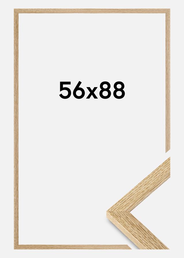 Moldura Selection Vidro acrílico Carvalho 56x88 cm