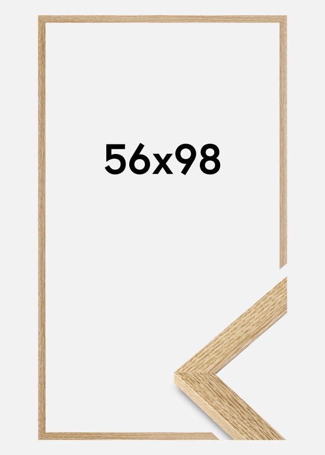 Moldura Selection Vidro acrílico Carvalho 56x98 cm