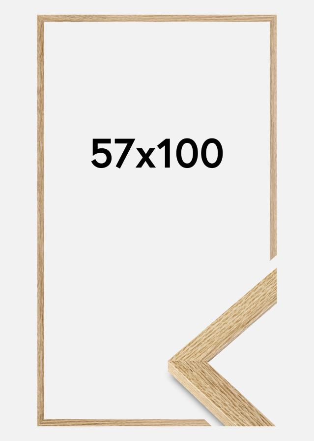 Moldura Selection Vidro acrílico Carvalho 57x100 cm