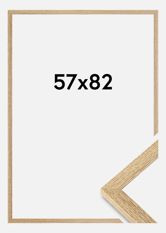 Moldura Selection Vidro acrílico Carvalho 57x82 cm