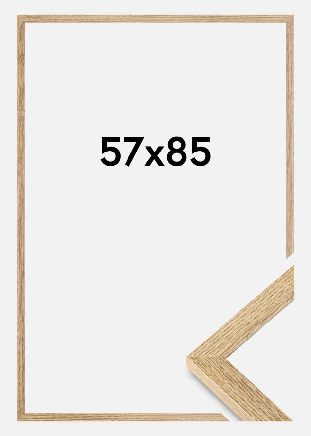 Moldura Selection Vidro acrílico Carvalho 57x85 cm