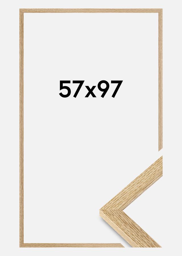 Moldura Selection Vidro acrílico Carvalho 57x97 cm